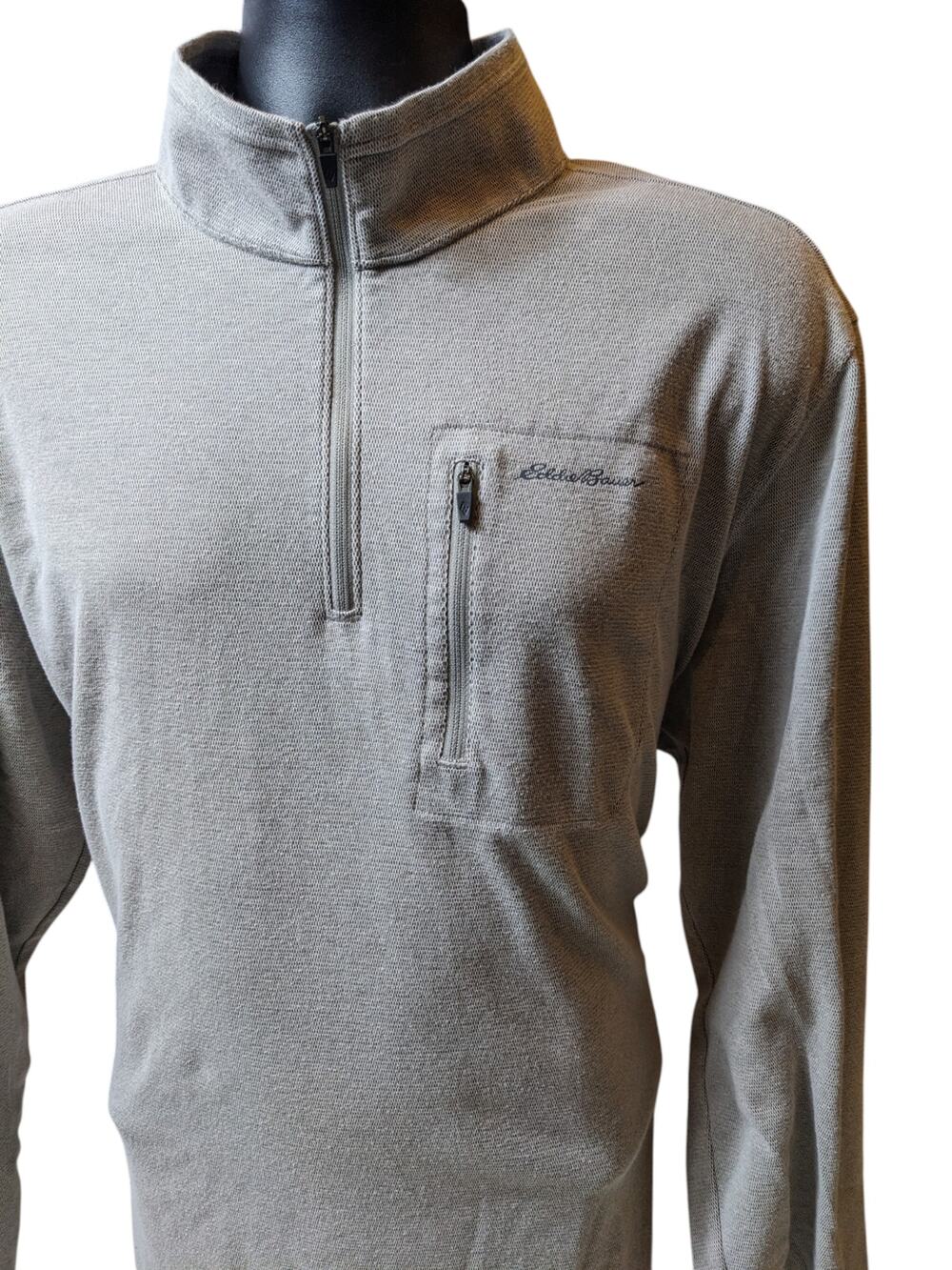 Eddie Bauer Travex Quarter Zip Pullover Mens TXL Tall Light Performance Hiking - Picture 1 of 12